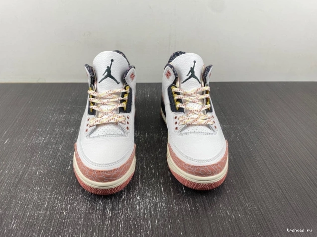 Vintage Retro 3  441140-100 Floral  Jordan 1029